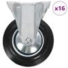 vidaXL 16 Stk. Bockrollen 160 mm