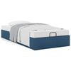 vidaXL Ottoman-Bett ohne Matratze Blau 90x190 cm Stoff