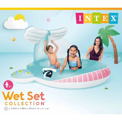 Intex Wal Pool mit Wasserspritzfunktion 201x196x91 cm
