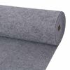 vidaXL Teppich Grau 1,2 x 20 m Polyester
