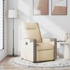 vidaXL Relaxsessel Creme Stoff