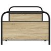 vidaXL Bettgestell ohne Matratze 107x203 cm Sonoma-Eiche Holzwerkstoff