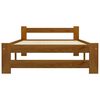 vidaXL Massivholzbett Honigbraun Kiefer 90x200 cm
