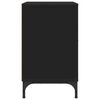 vidaXL mit Schubladen 2 pcs Schwarz 49 x 36 x 61 cm Holzwerkstoff