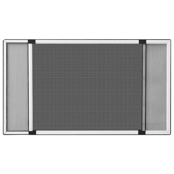 vidaXL Teleskop-Fliegengitter f&uuml;r Fenster Wei&szlig; (100-193)x75 cm
