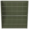 vidaXL H&auml;ngender Heufutterspender Olive Gr&uuml;n 61 x 33 x 66 cm