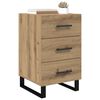 vidaXL Nachttisch Artisan-Eiche 40 x 40 x 66 cm Holzwerkstoff