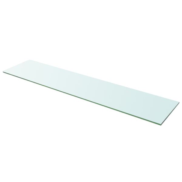 vidaXL Regalb&ouml;den 2 Stk. Glas Transparent 110x25 cm