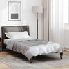 vidaXL Ganzjahresbettdecke Silber 220 x 135 cm Satin und Mikrofaser