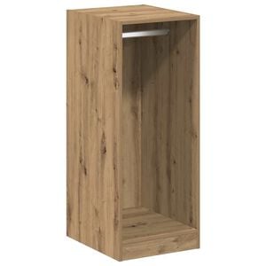 vidaXL Kleiderschrank Artisan-Eiche 41 x 48 x 102 cm Holzwerkstoff