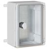 vidaXL Steuerungsschrank Grau 25 x 13 x 24 cm ABS Kunststoff