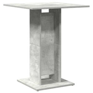 vidaXL Bistrotisch Betongrau 60x60x75 cm Holzwerkstoff