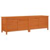 vidaXL Gartentruhe Braun 198,5x50x56,5 cm Massivholz Tanne