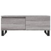 vidaXL Couchtisch Grau Sonoma 90x50x36,5 cm Holzwerkstoff