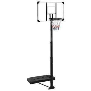 vidaXL Basketballst&auml;nder Transparent 256-361 cm Polycarbonat