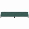 vidaXL Boxspringbett mit Matratze Dunkelgr&uuml;n 80 x 200 cm Stoff