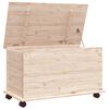 vidaXL Truhe mit Rollen ALTA 73x39,5x43 cm Massivholz Kiefer