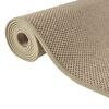 vidaXL Teppichl&auml;ufer Sisal-Optik Sandfarben 80x200 cm