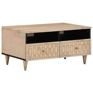 vidaXL Couchtisch 80x54x40 cm Massivholz Mango