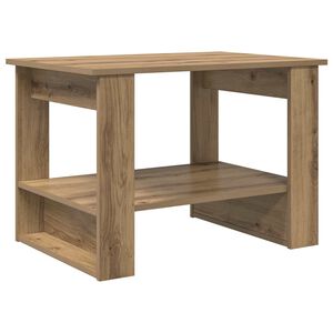 vidaXL Couchtisch Artisan-Eiche 72 x 50 x 50 cm Holzwerkstoff