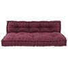 vidaXL Pallet Sofa Kissen Kastanienbraun Stoff