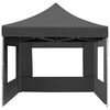 vidaXL Profi-Partyzelt Faltbar mit W&auml;nden Aluminium 4,5&times;3m Anthrazit