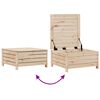 vidaXL 8-tlg. Garten-Sofagarnitur Massivholz Kiefer