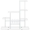 vidaXL Blumenst&auml;nder 94,5x25x88 cm Wei&szlig; Metall