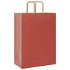 vidaXL Papiertragetaschen 50 Stk. mit Henkeln Rot 32x17x44 cm