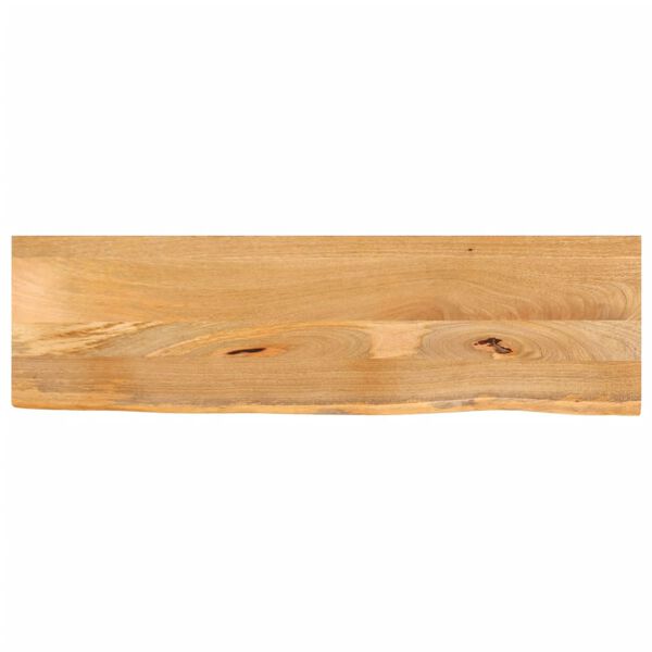 vidaXL Tischplatte mit Baumkante 120x40x2,5 cm Massivholz Mango