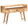 vidaXL Sideboard 120x30x75 cm Raues Mangoholz