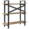 vidaXL B&uuml;cherregal Artisan-Eiche 100 x 33,5 x 102 cm Holzwerkstoff
