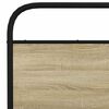 vidaXL Bettgestell ohne Matratze 160x200 cm Sonoma-Eiche Holzwerkstoff