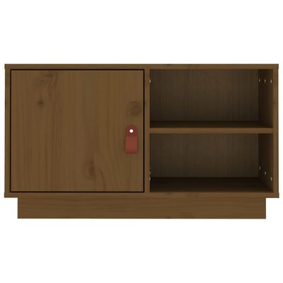 vidaXL TV-Schrank Honigbraun 70x34x40 cm Massivholz Kiefer