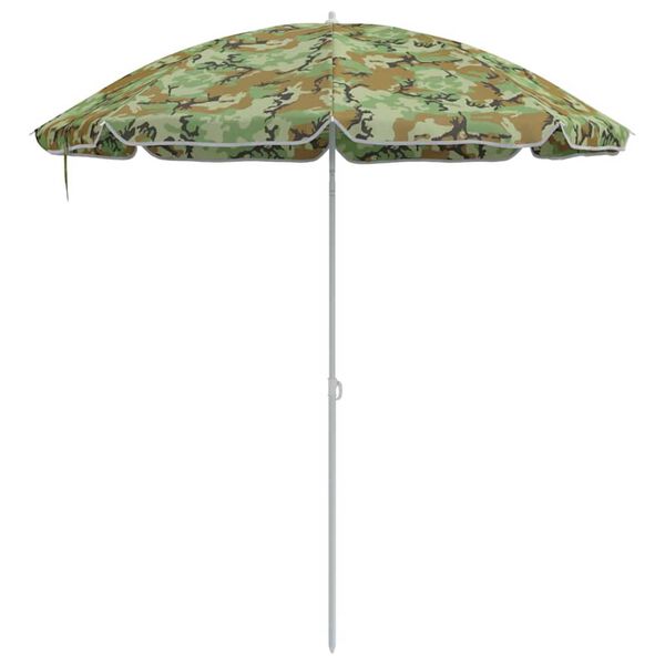 vidaXL Strandparasol Tarnung 161 x 193 cm Polyester