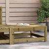 vidaXL Gartenhocker 70x70x30 cm Kiefernholz Impr&auml;gniert