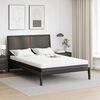 vidaXL Matratze Wei&szlig; und Grau 140 x 190 cm Jacquard-Stoff