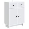 vidaXL Sideboard Wei&szlig; 66 x 34,5 x 90 cm Holzwerkstoff