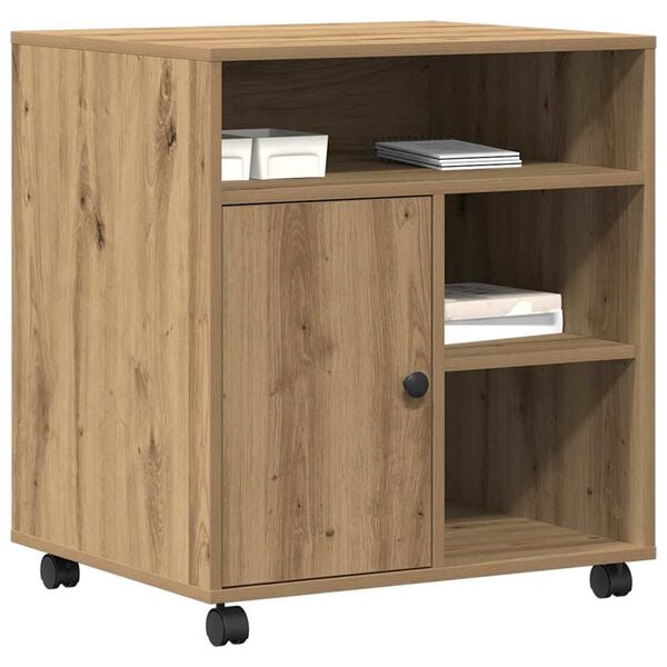 vidaXL Druckerständer Artisan-Eiche 60 x 50 x 67 cm Holzwerkstoff