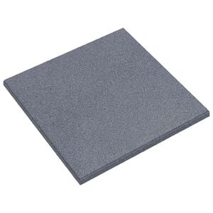 vidaXL Sturzschutzfliesen 18 pcs Grau 50 x 50 cm Gummi