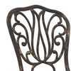 vidaXL Garten Bistro Set 3 pcs Bronze Aluminium