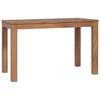 vidaXL Esstisch Massivholz Teak Natur 120x60x76 cm