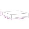 vidaXL Schweberegale 2 Stk. Wei&szlig; 23x23,5x3,8 cm MDF