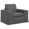 vidaXL Sofa Set 2 pcs Dunkelgrau 182 x 80 x 82 cm Stoff