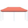 vidaXL Party-Zelt Terrakotta 292 x 580 x 315 cm Oxford-Stoff