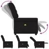 vidaXL Massagesessel Schwarz Stoff