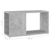 vidaXL TV-Schrank Betongrau 60x24x32 cm Holzwerkstoff