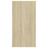 vidaXL TV-Wandschrank Sonoma-Eiche und Wei&szlig; 37x37x72 cm Holzwerkstoff