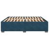 vidaXL Bettgestell Blau 180x200 cm Samt