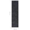 vidaXL Teppichl&auml;ufer BCF Anthrazit 100x450 cm